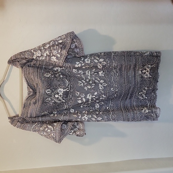 Social Occasions by Mon Cheri Embroidered Lace Sheath Dress Lace Beaded Plus 16 - Picture 4 of 12